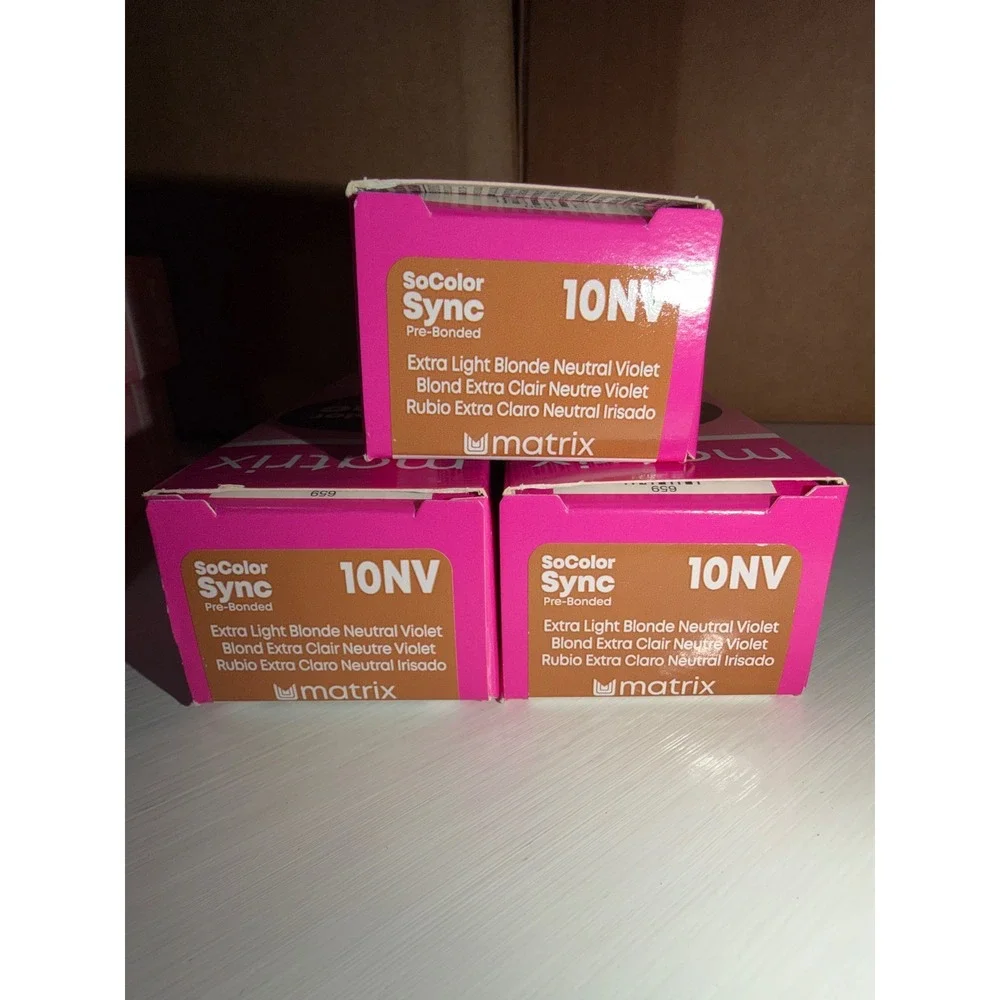 Matrix SoColor Sync 10NV Extra Light Blonde Neutral Violet Pre-Bonded Hair Color